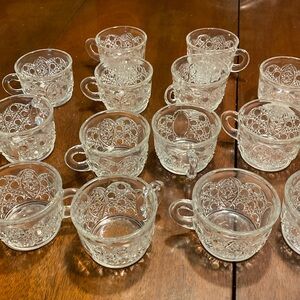 Vintage punch replacement glasses 14 total